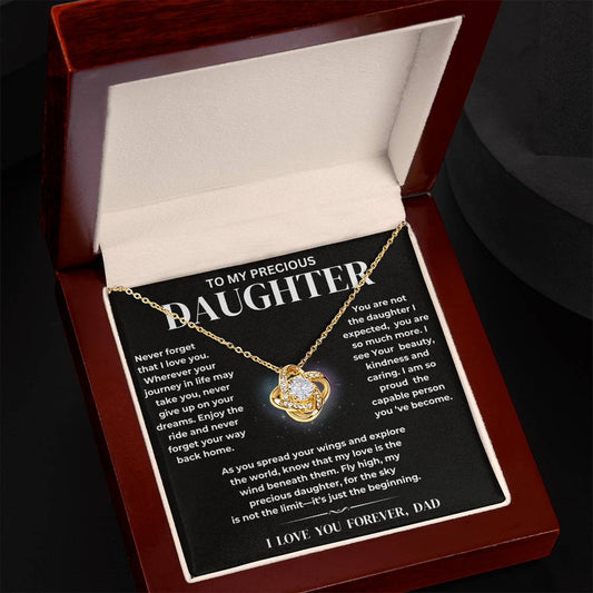 My Precious Daughter Necklace, An Unforgettable Gift From Dad