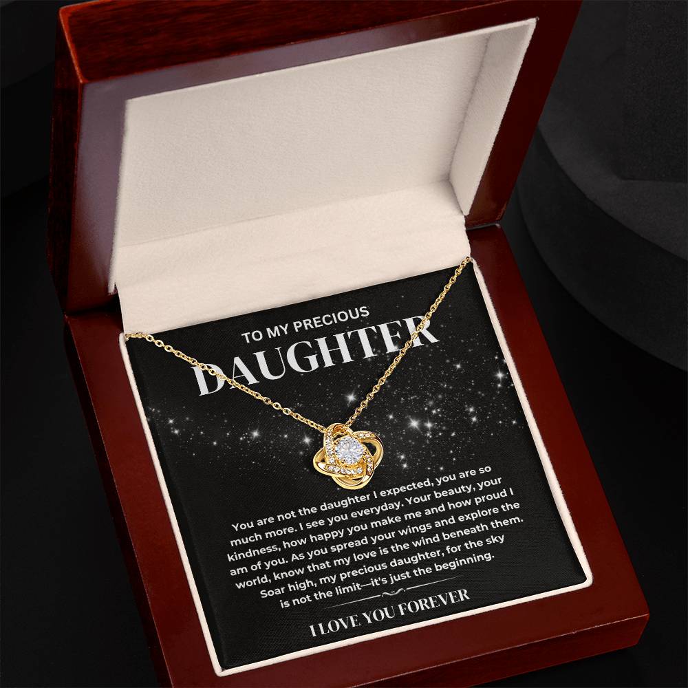 My Precious Daughter Necklace, Daughter Necklace Gift From Dad