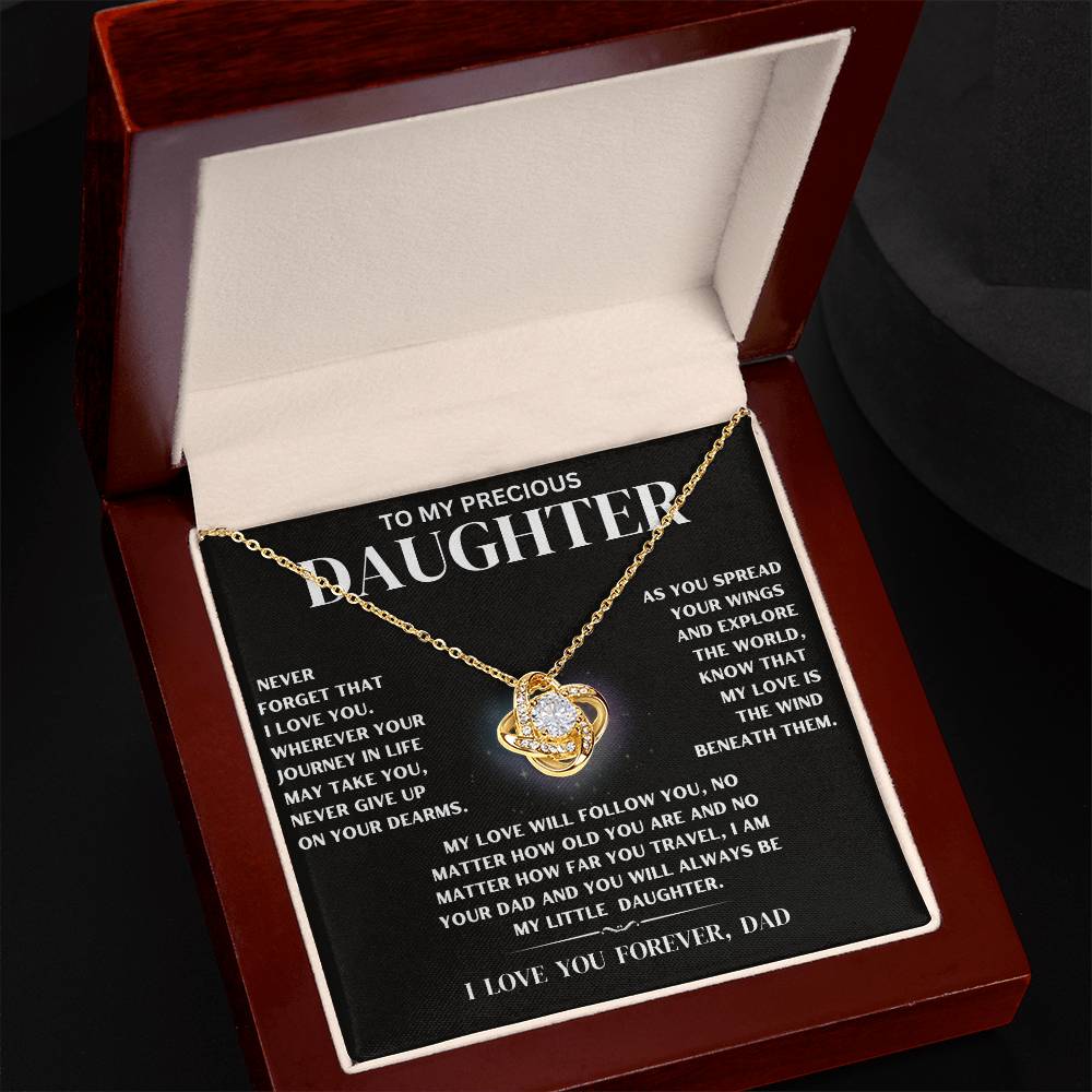 My Precious Daughter Necklace Gift