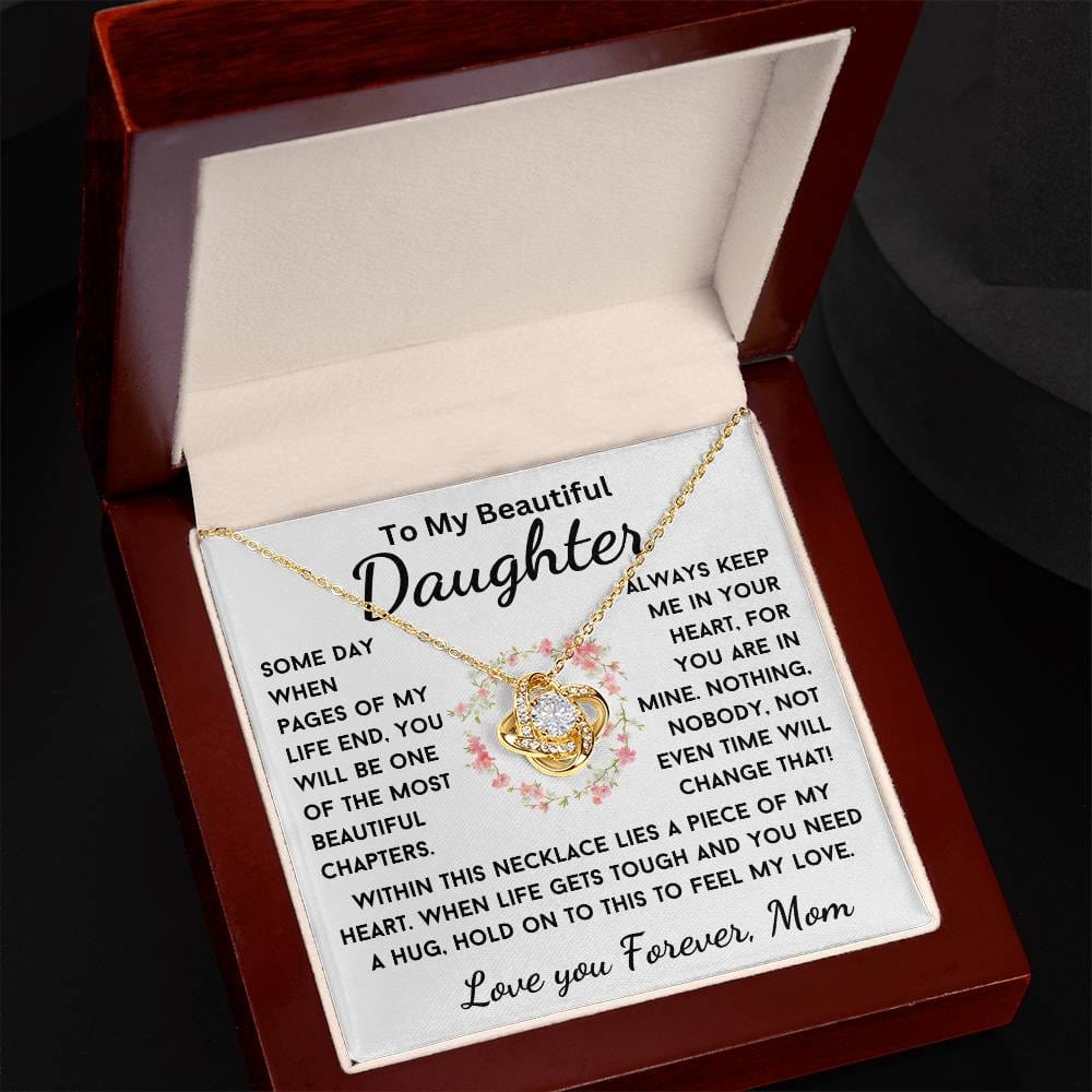 A Piece Of My Heart Necklace, A Gift From Mom