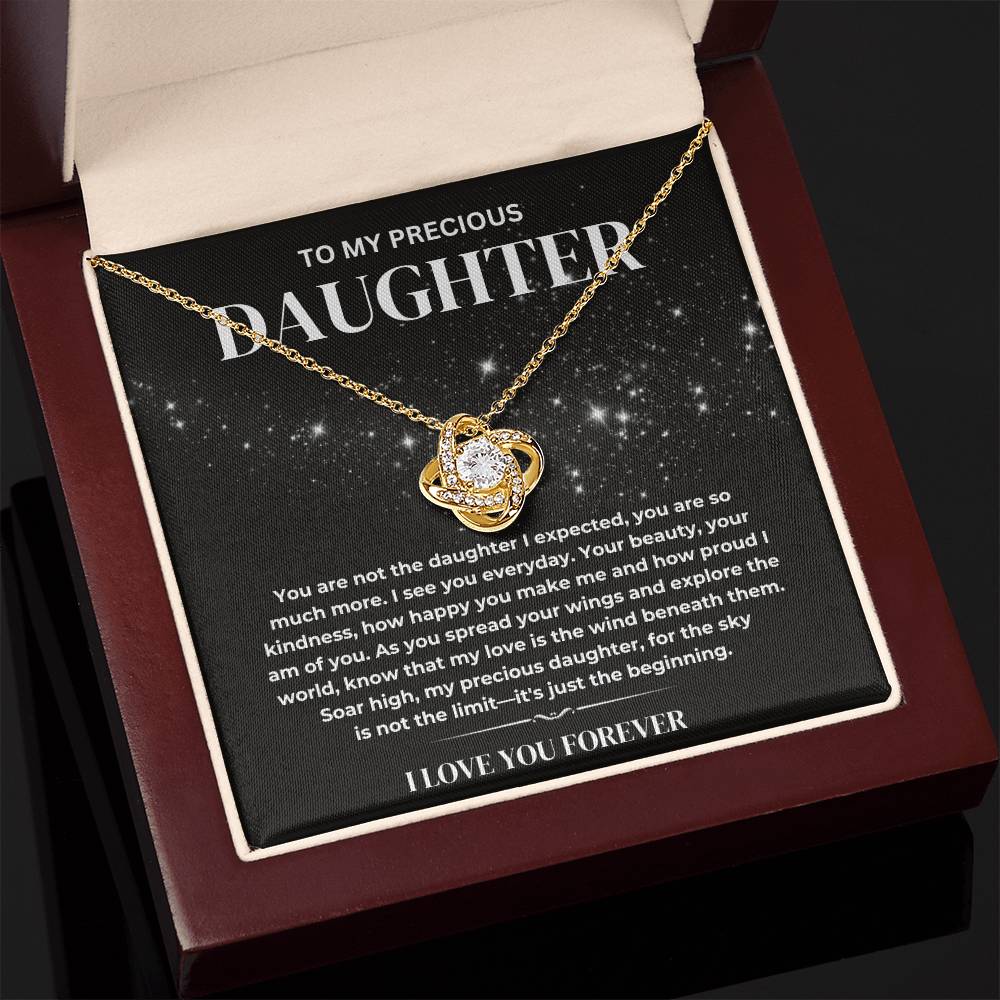 My Precious Daughter Necklace, Daughter Necklace Gift From Dad