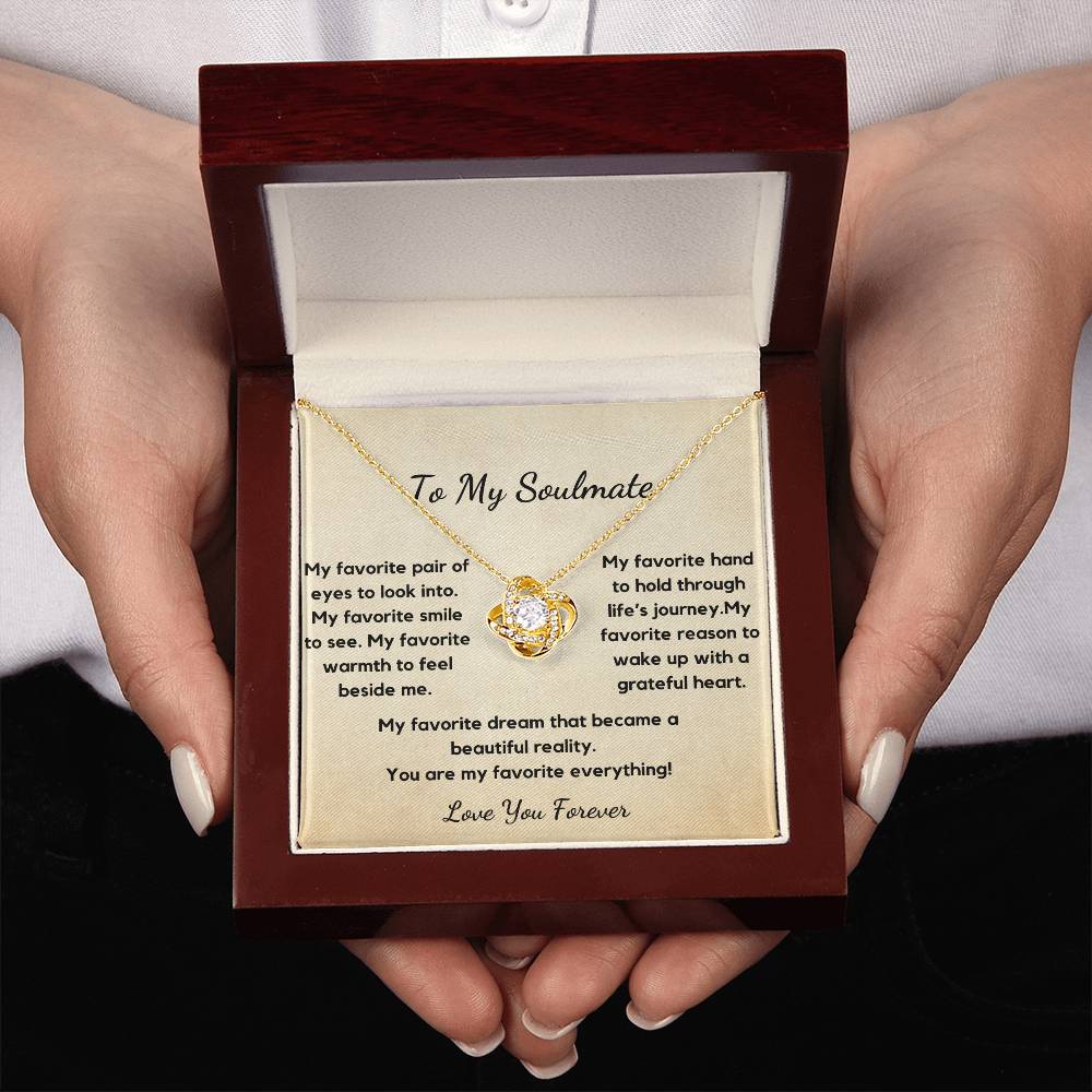 Soulmate Necklace, You are My Favourite Everything