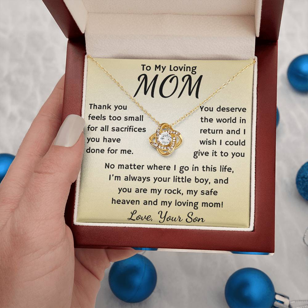 You Are My Rock, A Necklace Gift For Mom