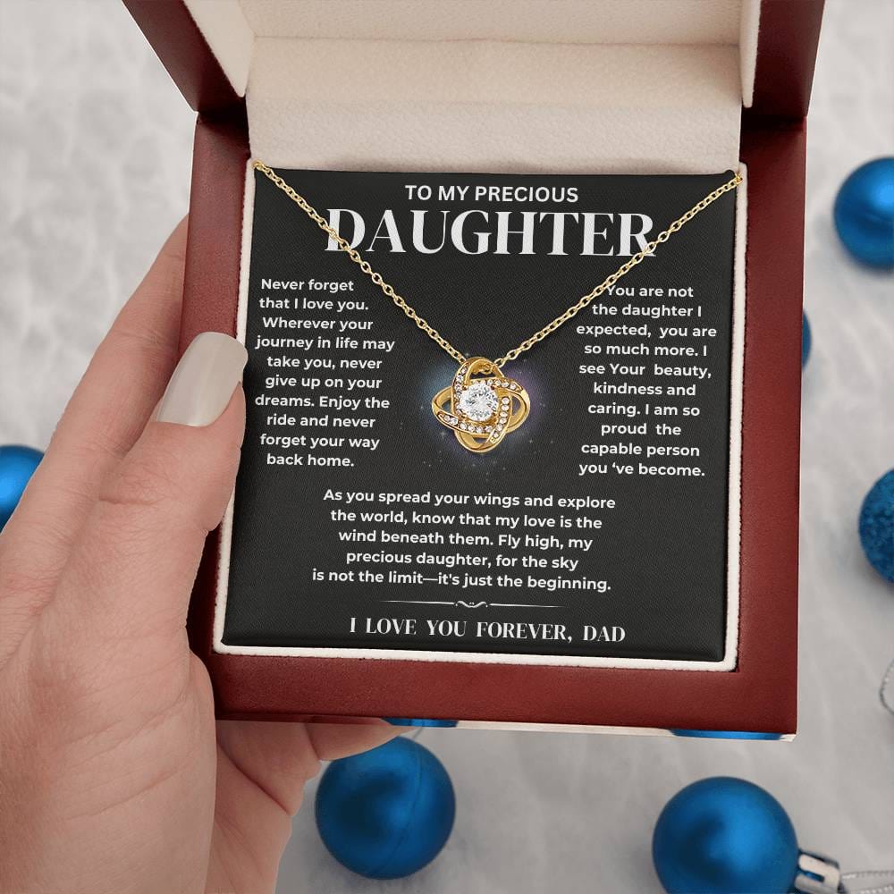 My Precious Daughter Necklace, An Unforgettable Gift From Dad