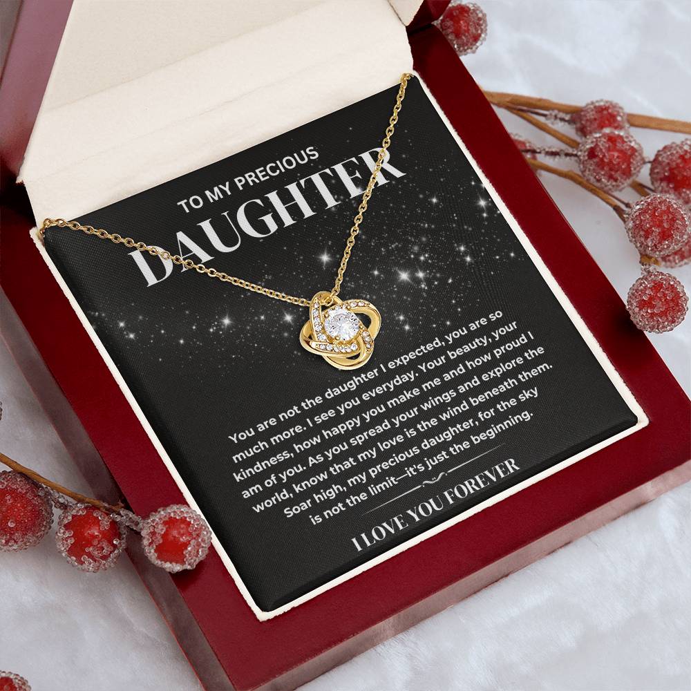 My Precious Daughter Necklace, Daughter Necklace Gift From Dad