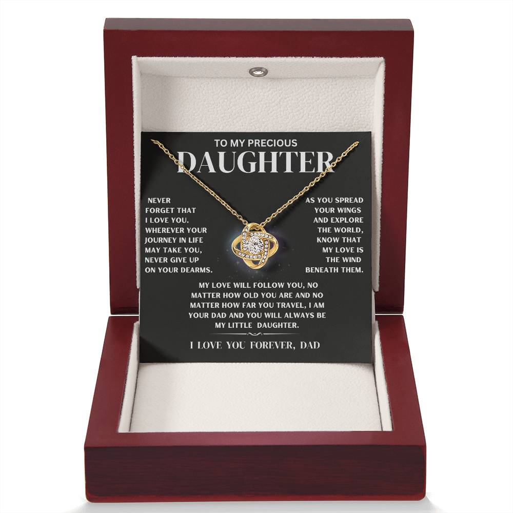 My Precious Daughter Necklace Gift