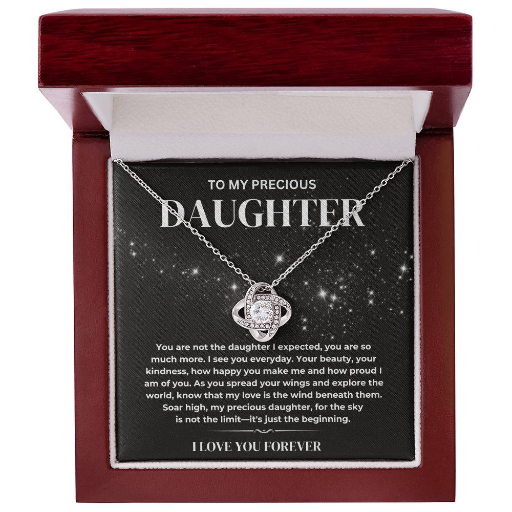 My Precious Daughter Necklace, Daughter Necklace Gift From Dad