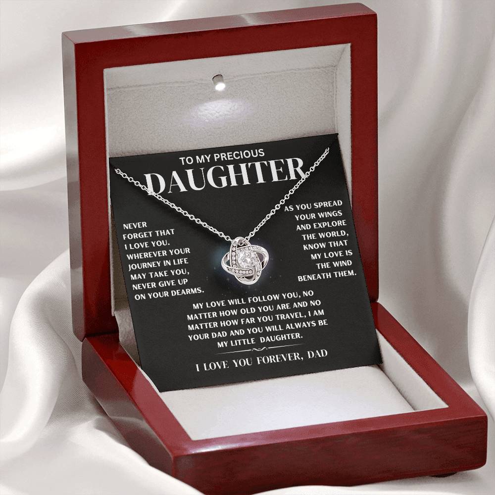 My Precious Daughter Necklace Gift