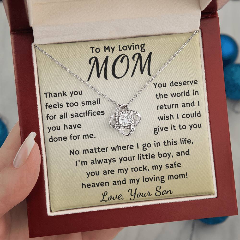 You Are My Rock, A Necklace Gift For Mom