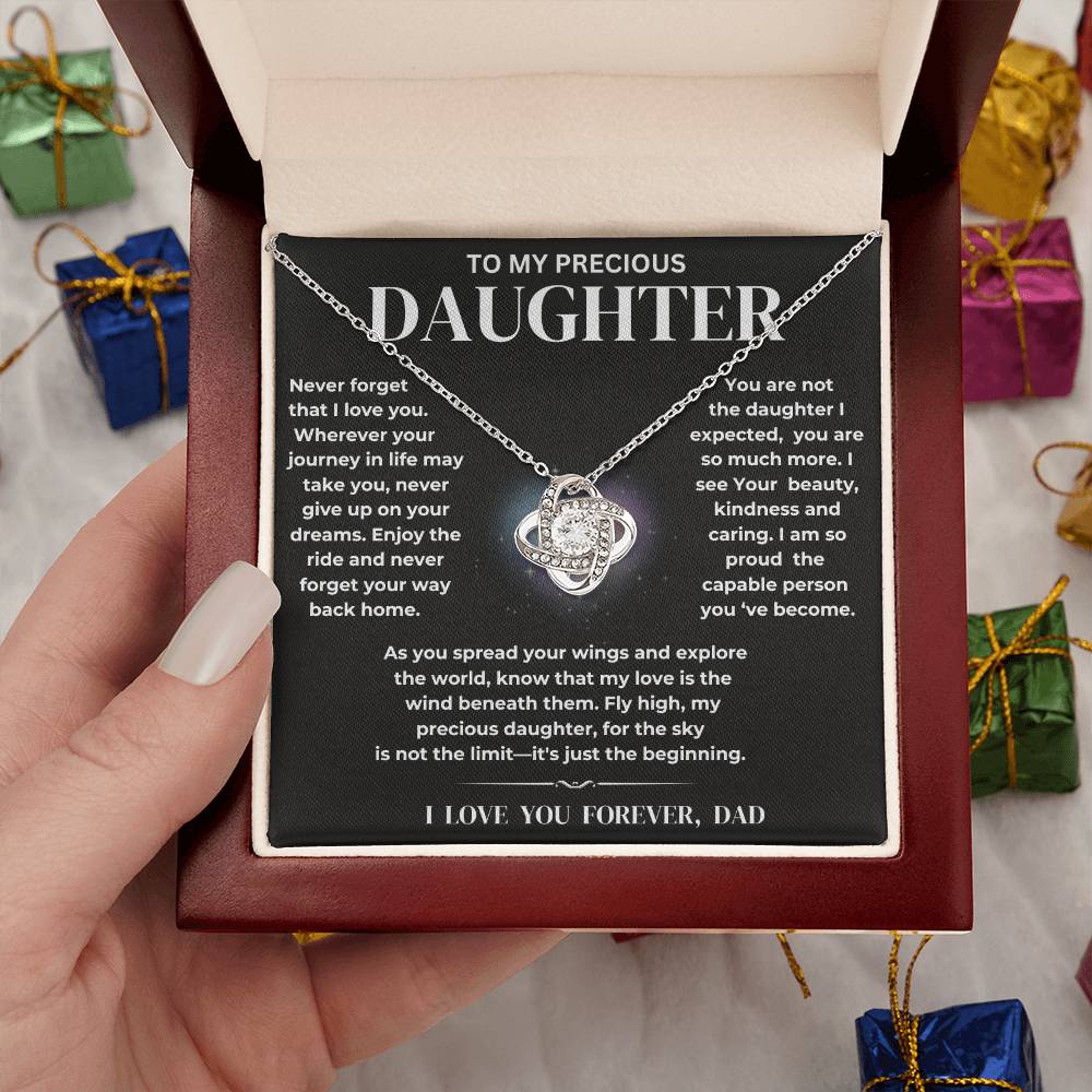 My Precious Daughter Necklace, An Unforgettable Gift From Dad