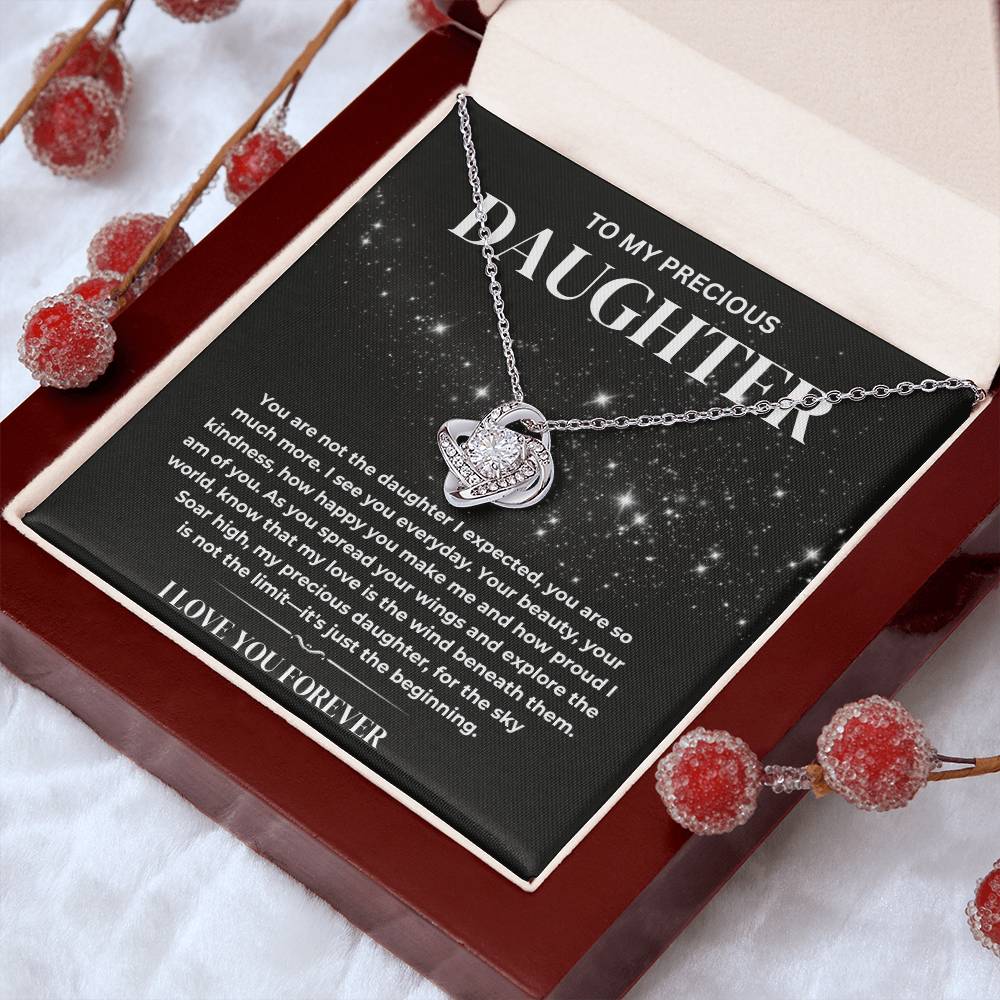 My Precious Daughter Necklace, Daughter Necklace Gift From Dad