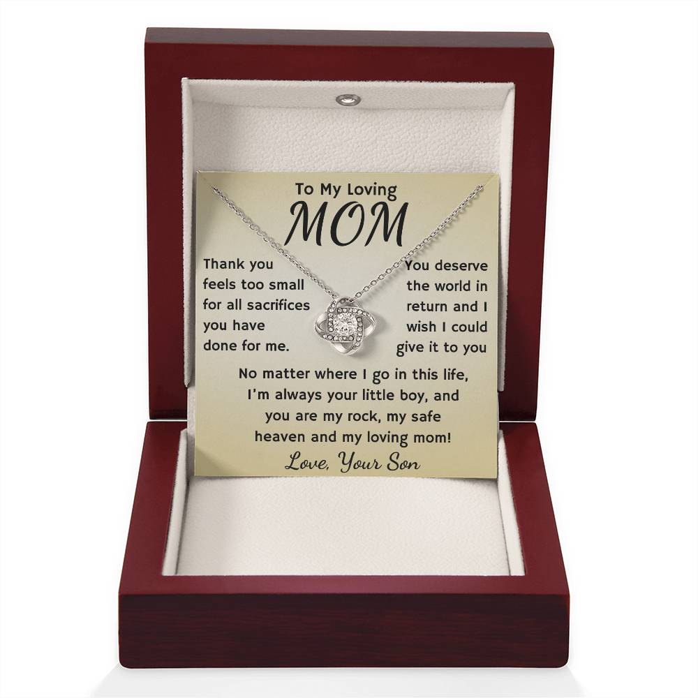 You Are My Rock, A Necklace Gift For Mom