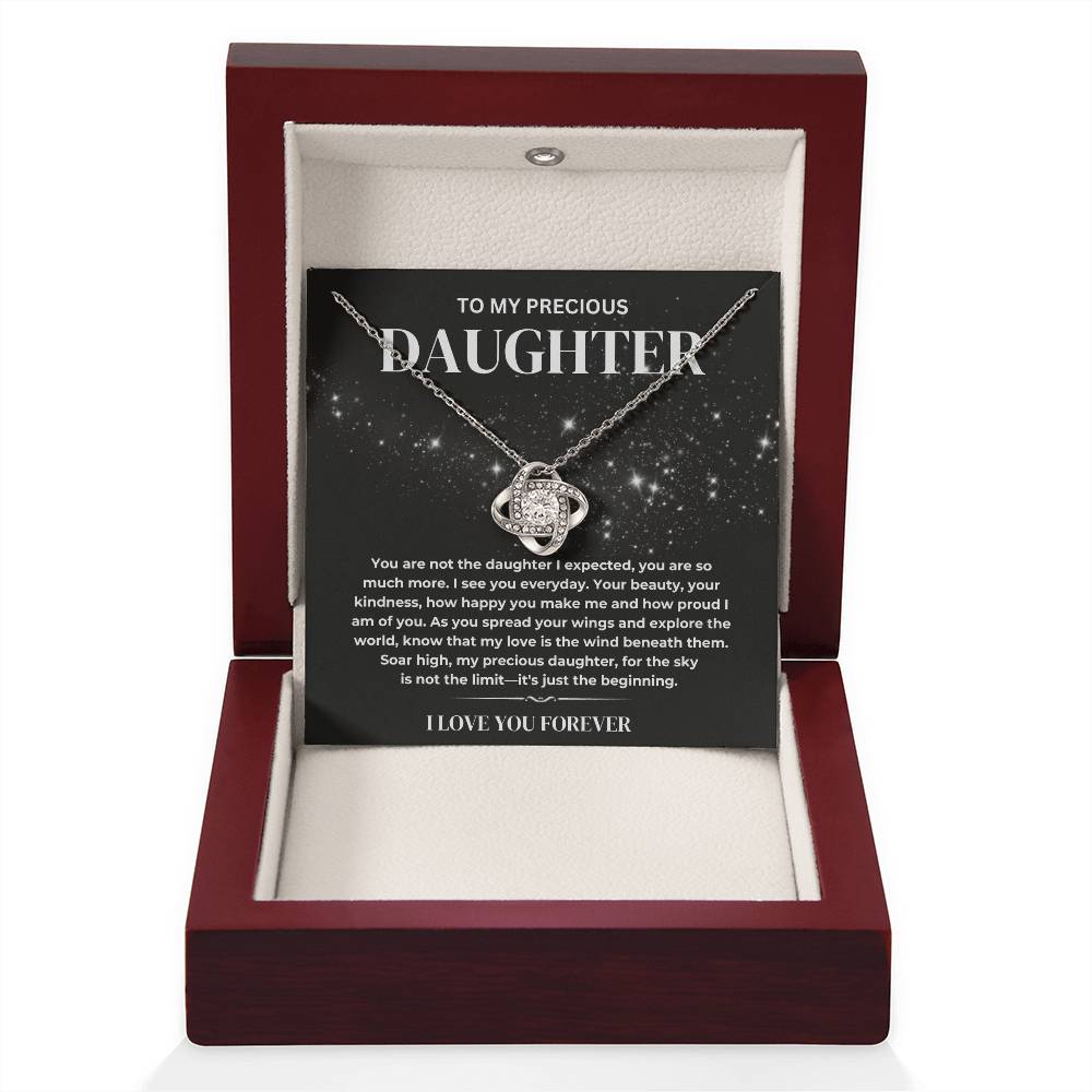 My Precious Daughter Necklace, Daughter Necklace Gift From Dad