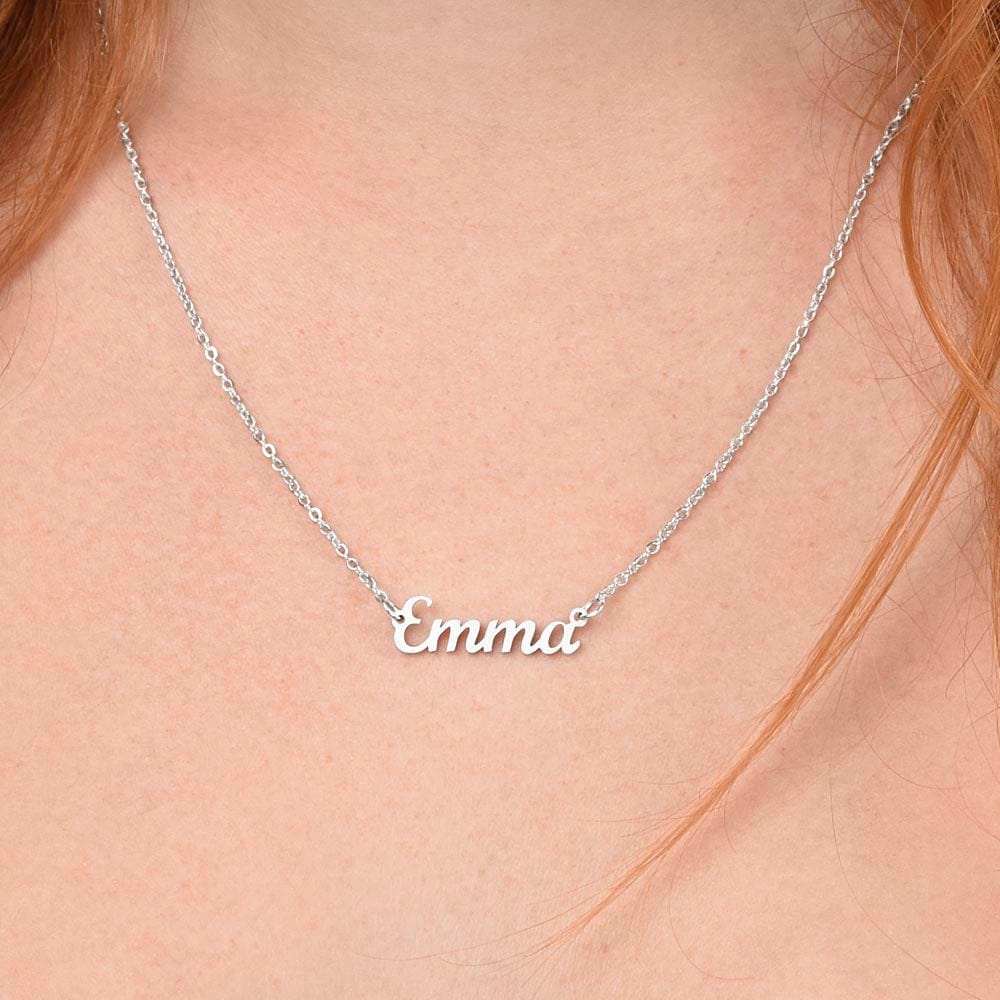 To My Bestie Name Necklace