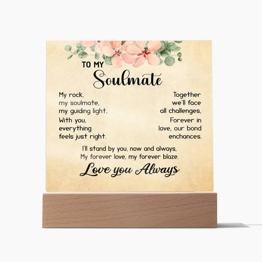 My Soulmate Gift, Gift Ideas for Soulmate, Romantic Present, Birthday Gift for Her, Anniversary Gift