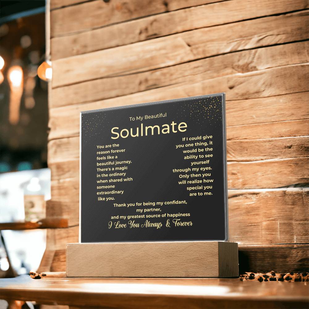 Beautiful Journey Soulmate Plaque