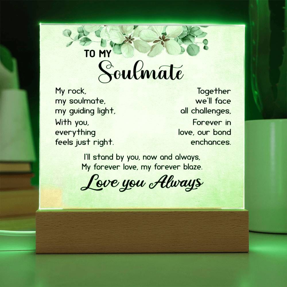 My Soulmate Gift, Gift Ideas for Soulmate, Romantic Present, Birthday Gift for Her, Anniversary Gift