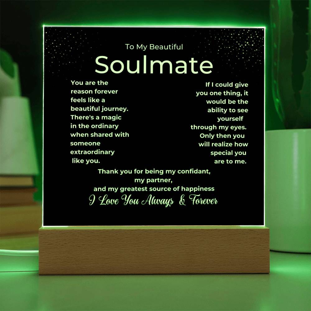 Beautiful Journey Soulmate Plaque