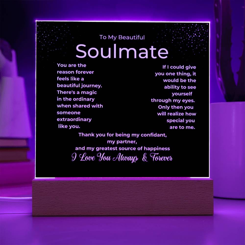 Beautiful Journey Soulmate Plaque