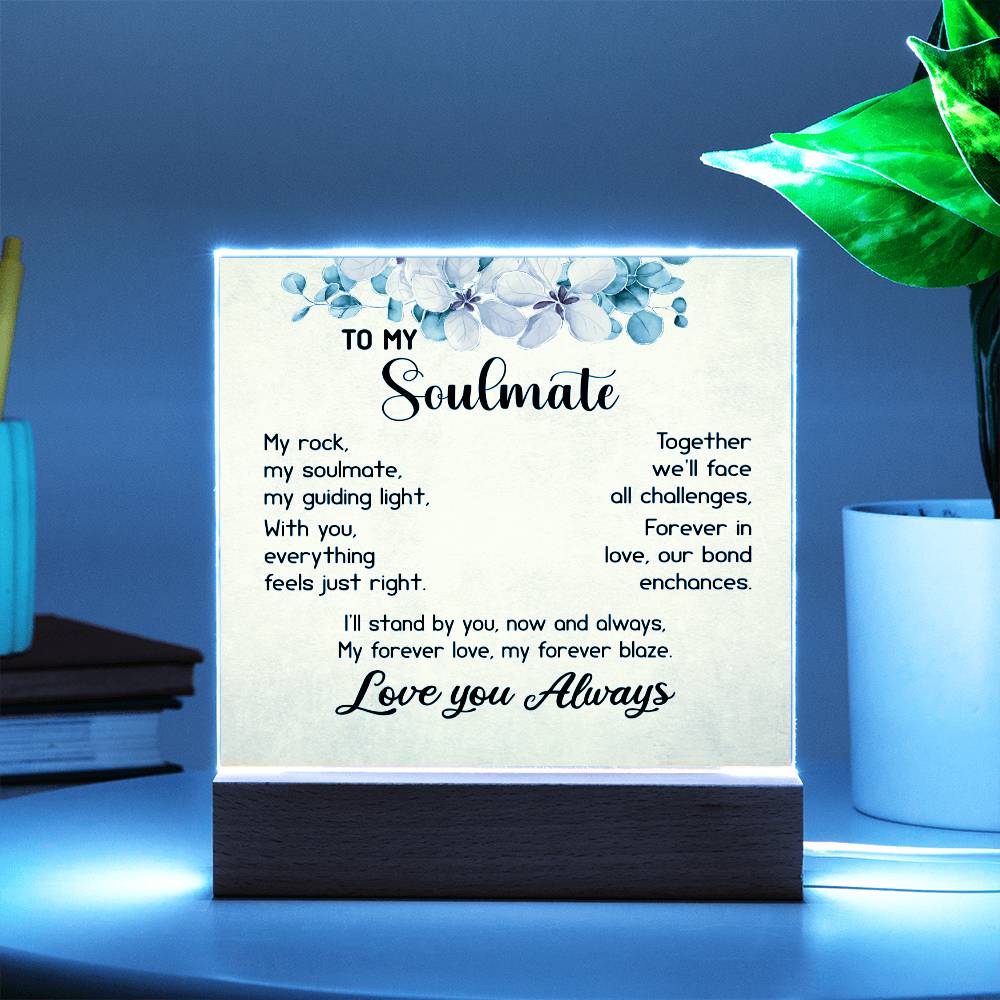 My Soulmate Gift, Gift Ideas for Soulmate, Romantic Present, Birthday Gift for Her, Anniversary Gift