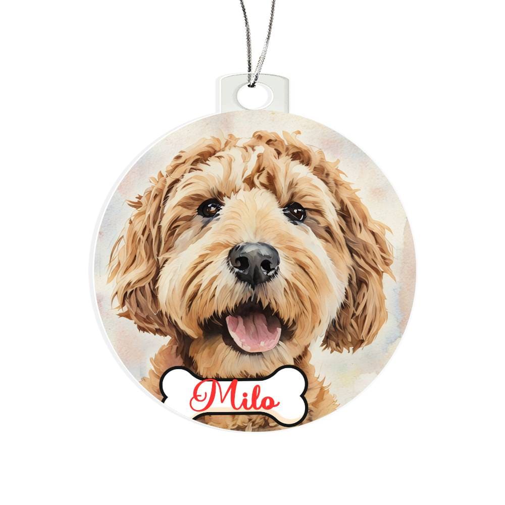 Pet Custom Portrait Ornament