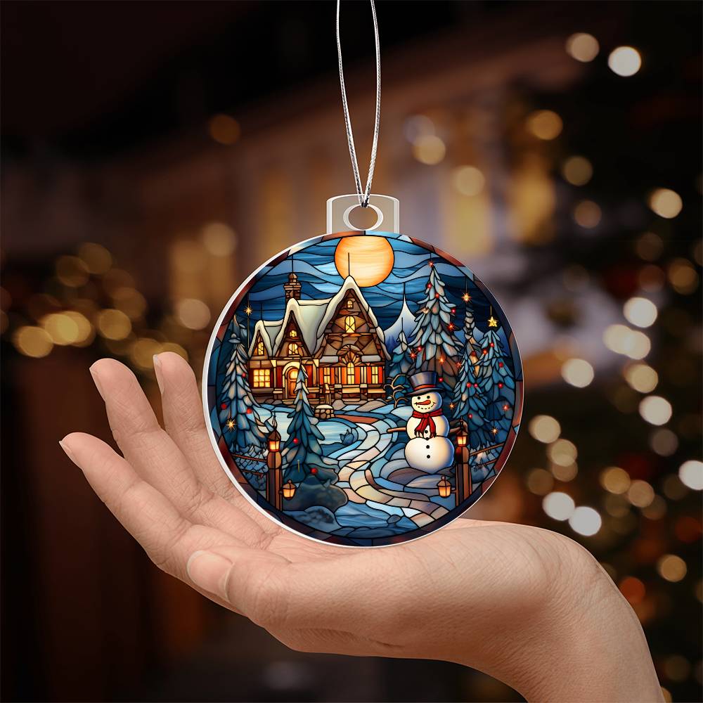 Snow man Ornament