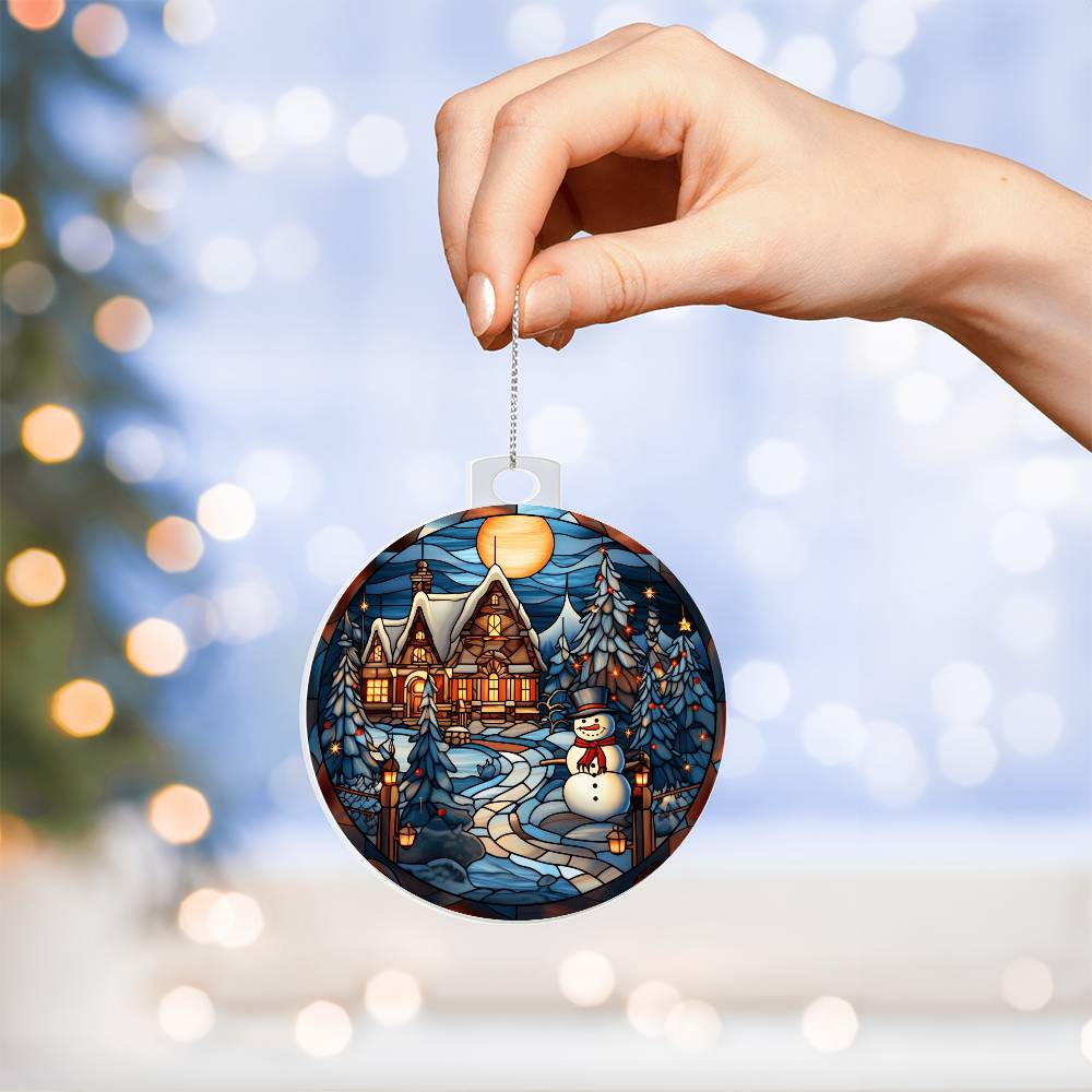 Snow man Ornament