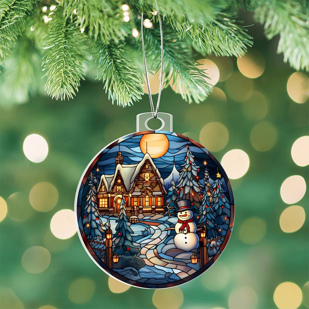 Snow man Ornament