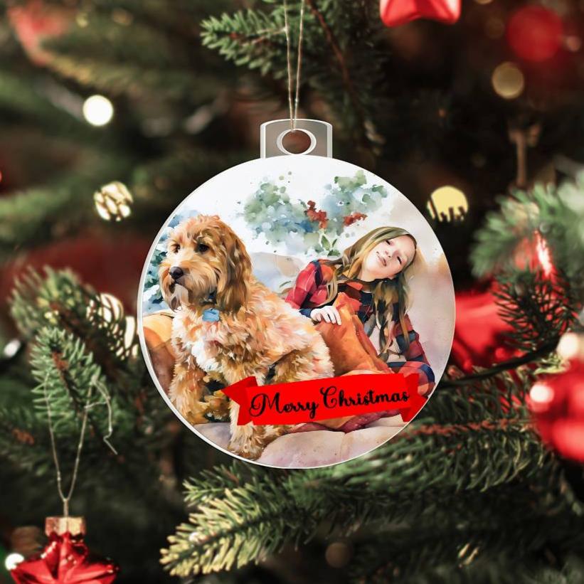 Custom Portrait Ornament