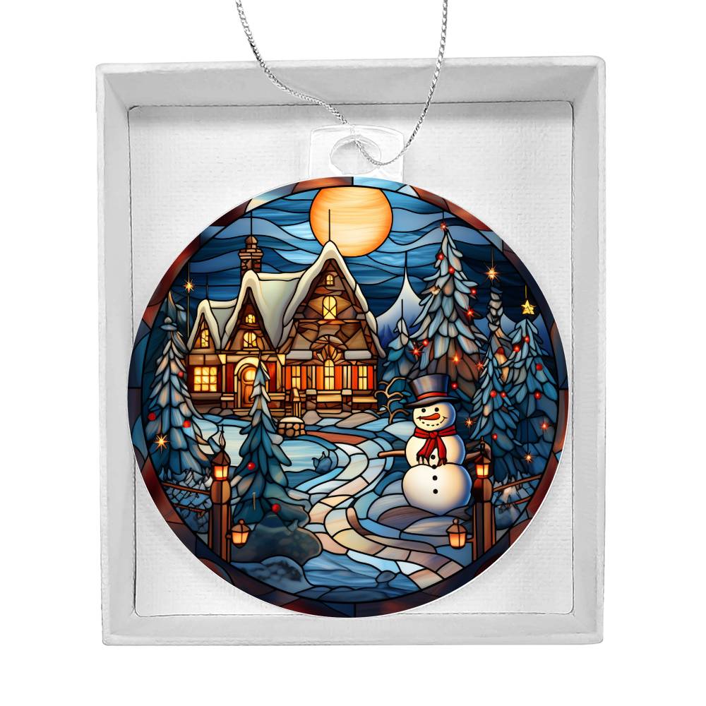 Snow man Ornament