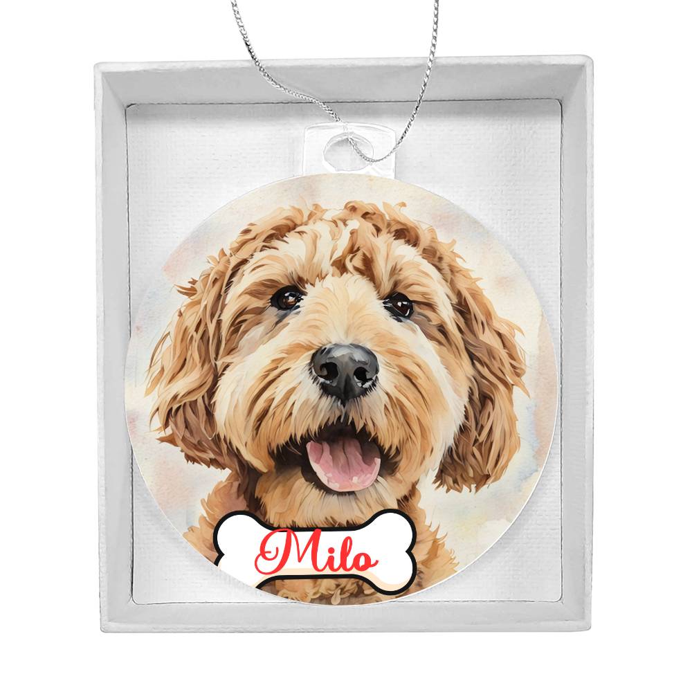Pet Custom Portrait Ornament