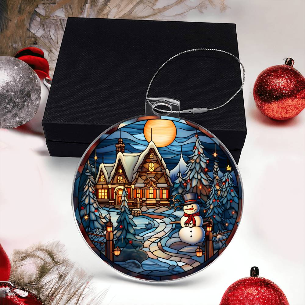 Snow man Ornament