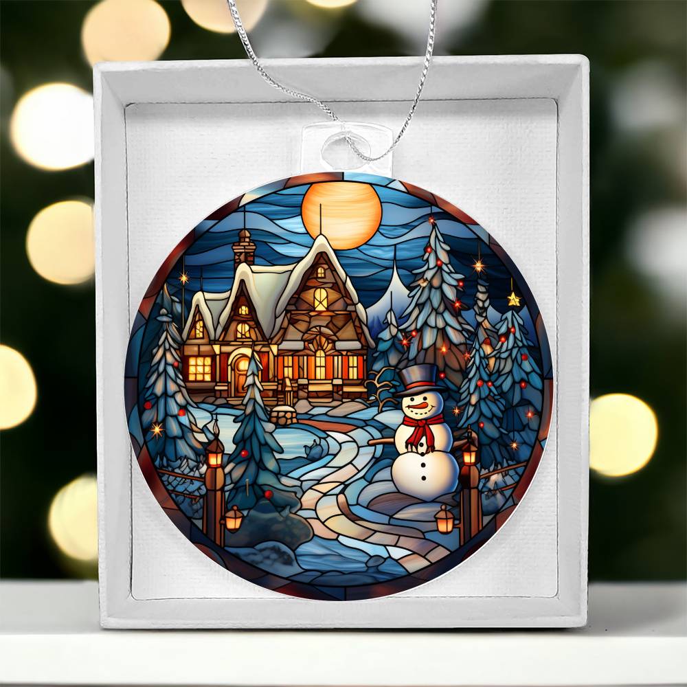 Snow man Ornament
