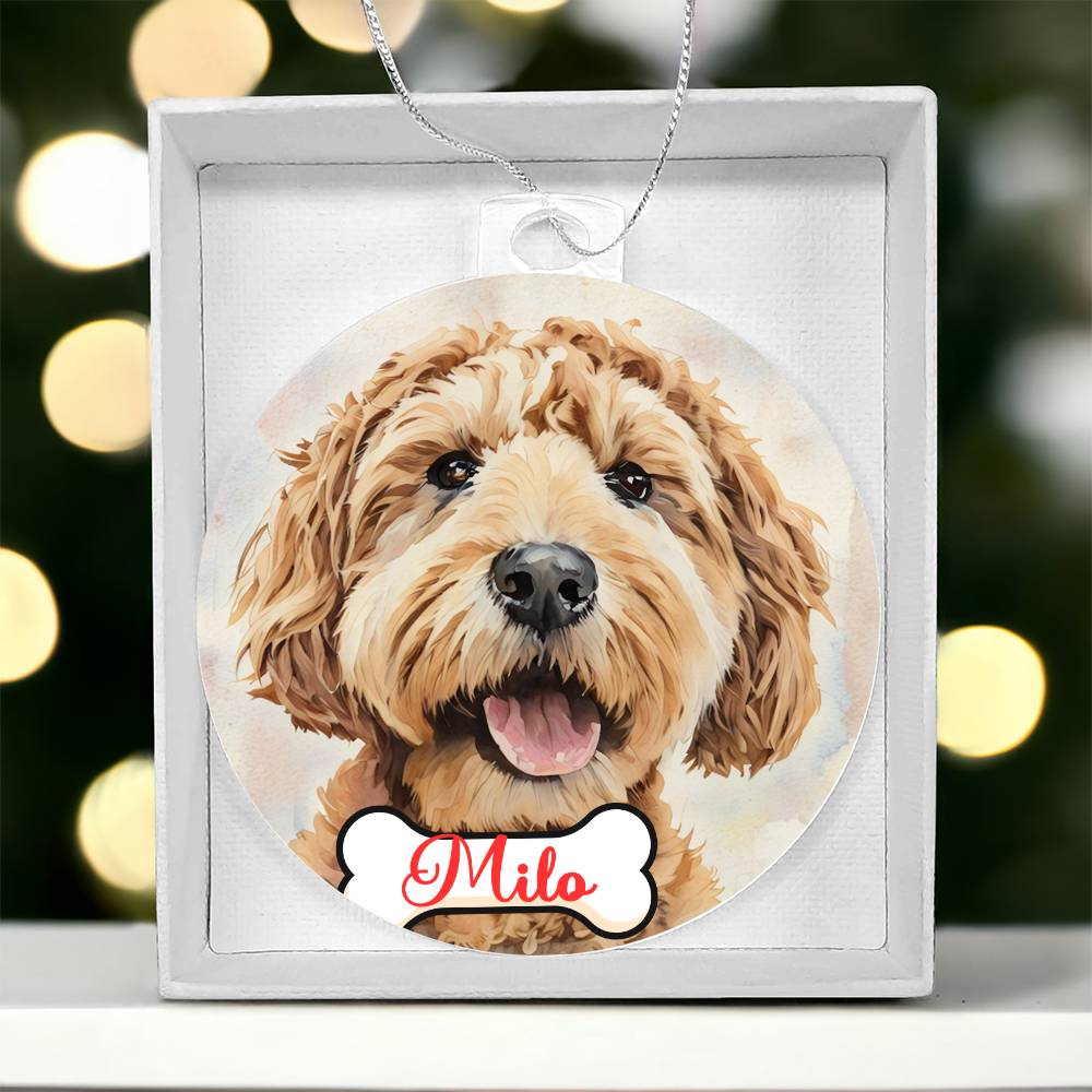 Pet Custom Portrait Ornament