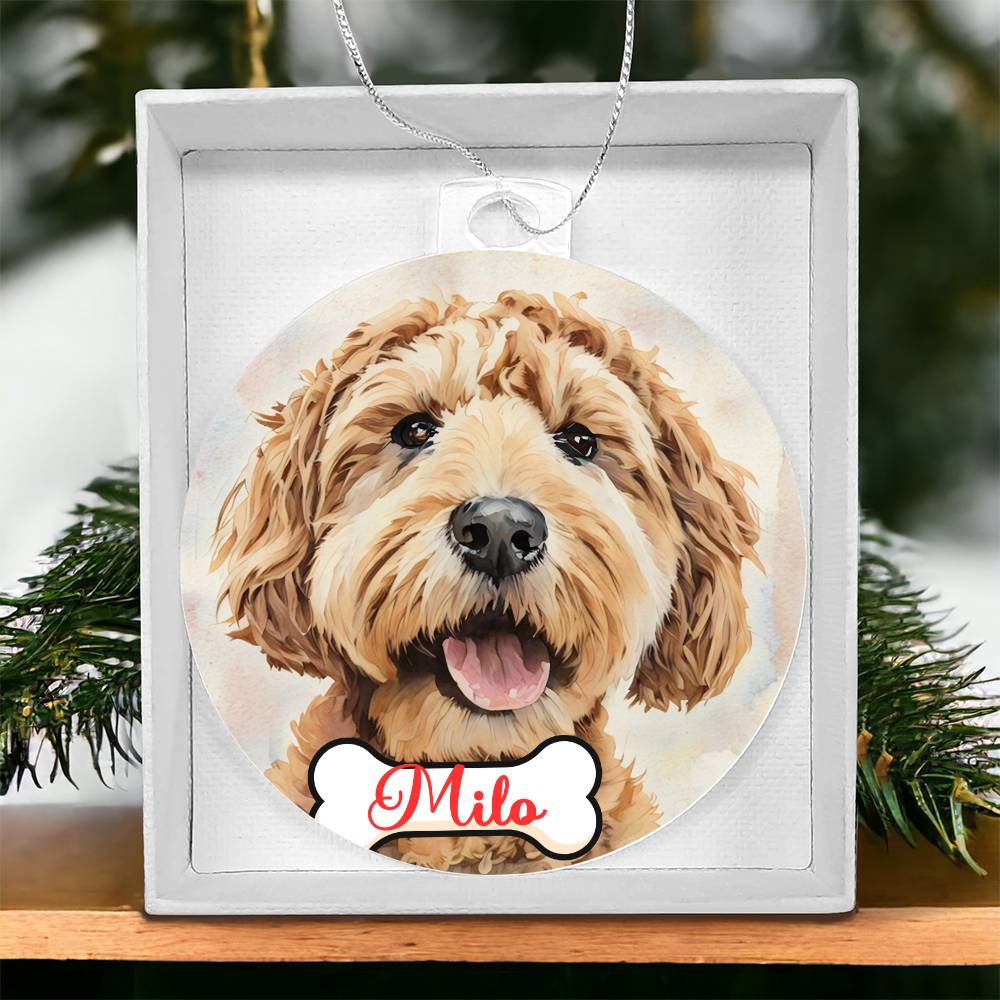 Pet Custom Portrait Ornament
