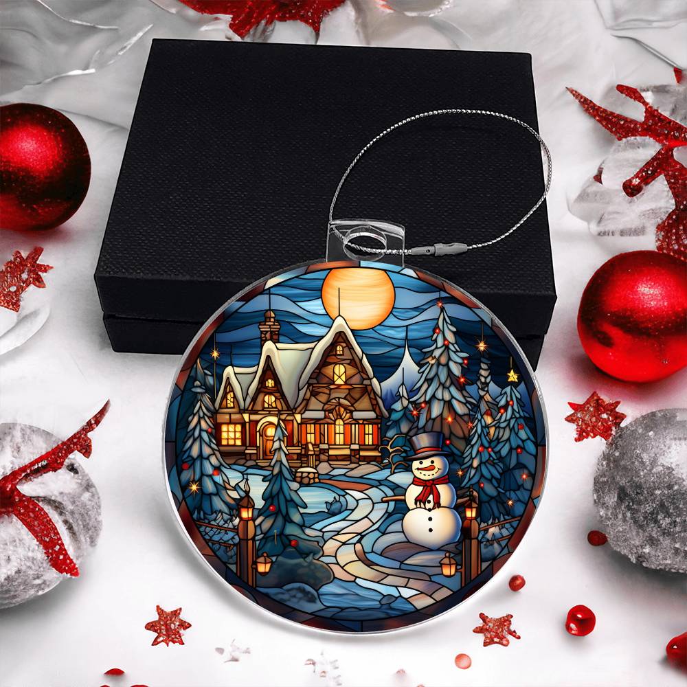 Snow man Ornament