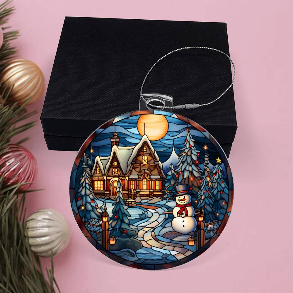 Snow man Ornament