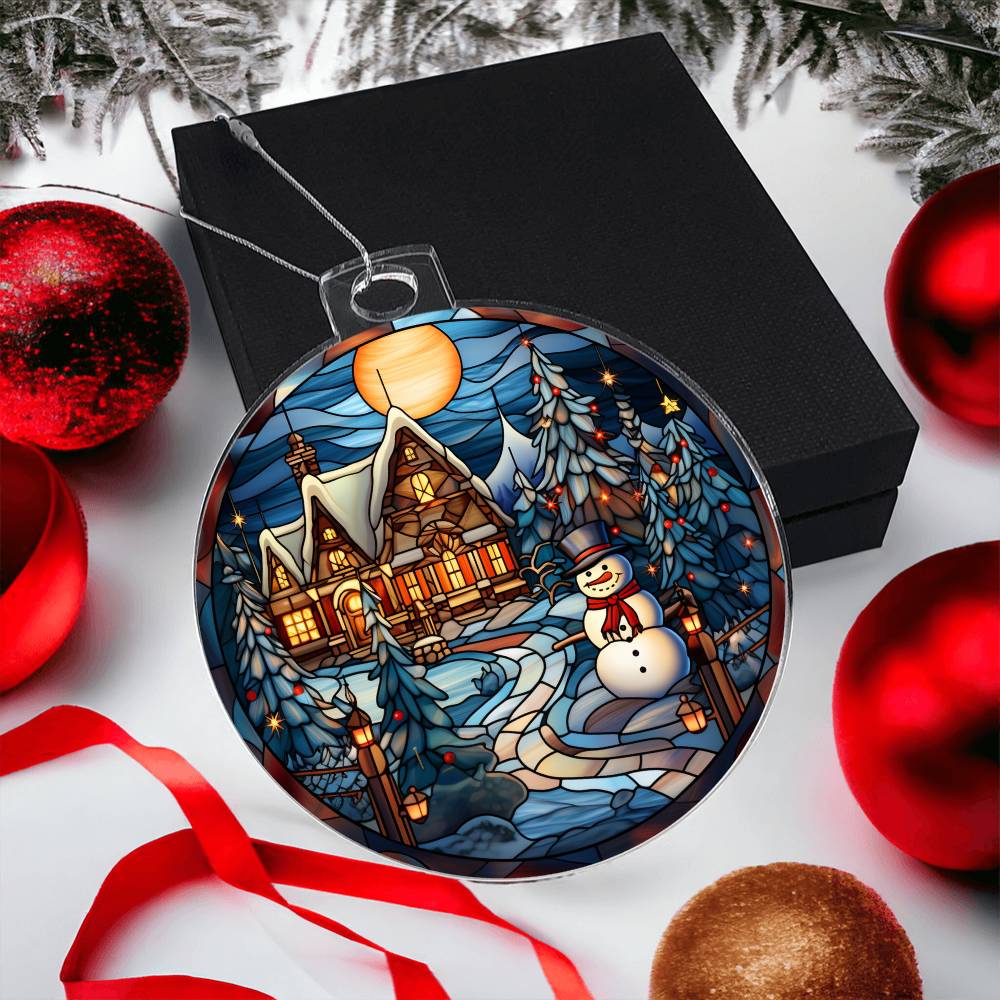 Snow man Ornament
