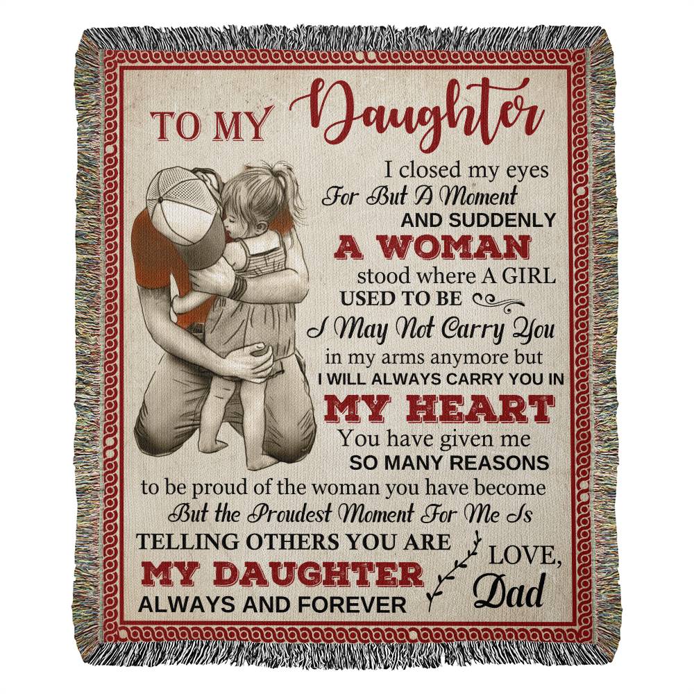 My Heart Daughter Blanket, A Thoughtful Gift For Daughter