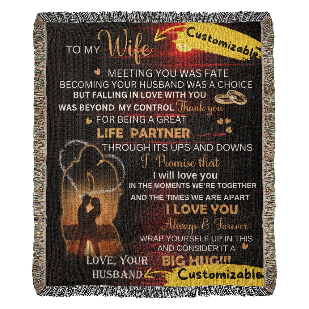 Custom Wife blanket