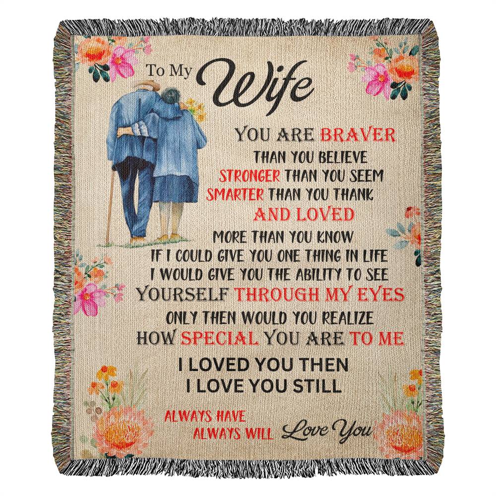 Wife Blanket Gift, Valentine Gift For Her