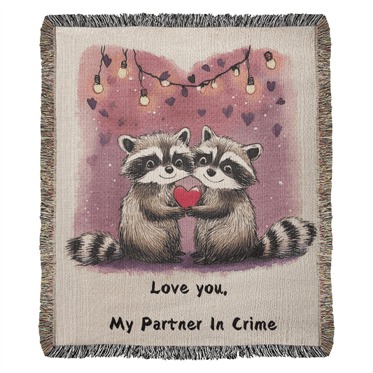 Love Raccoons Blanket