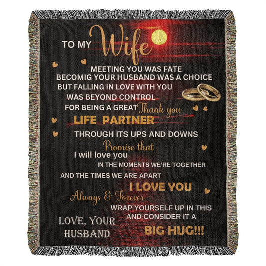 Heartfelt Wife Blanket