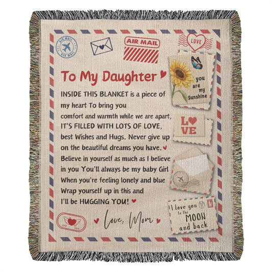 To My Daughter Blanket