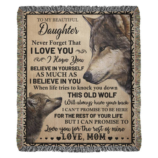 This Old Wolf Has Your Back, Gift for Daughter