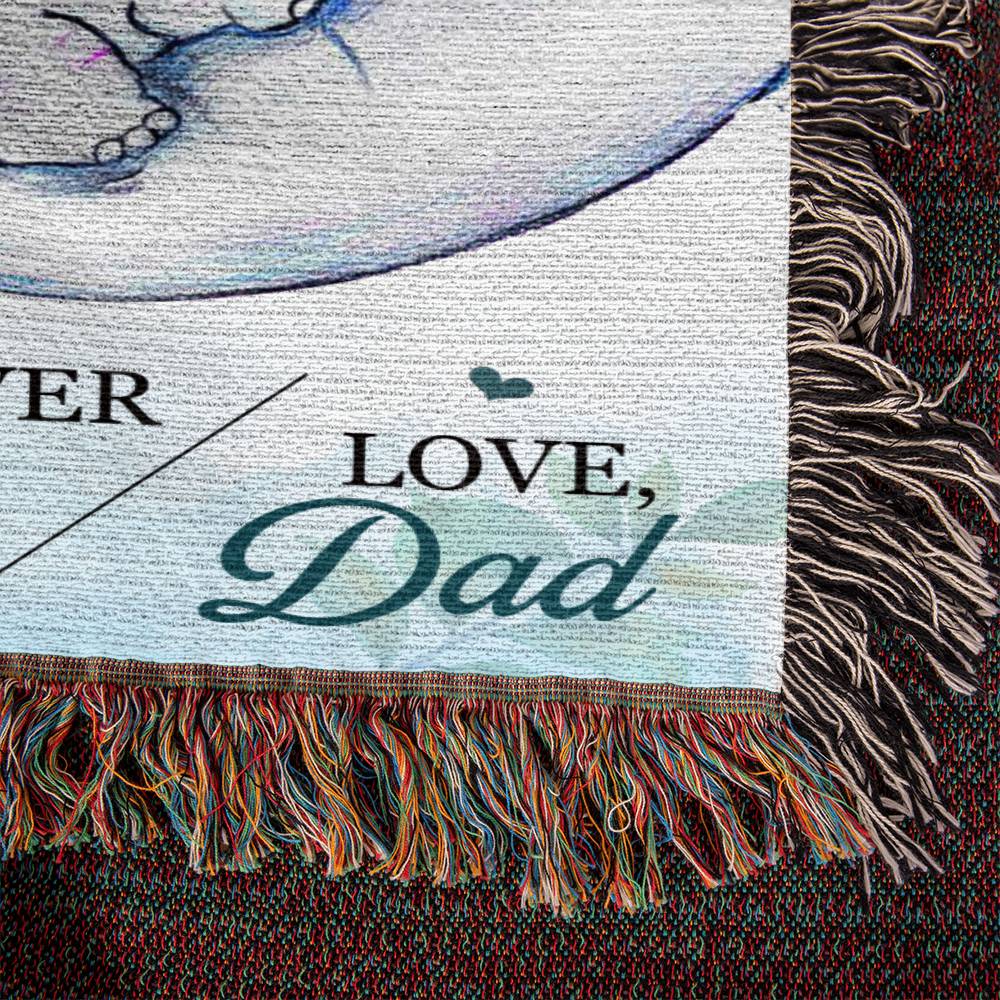 Little Girl Who Stole My Heart Blanket,  An Emotional Christmas Gift From Dad To Daughter