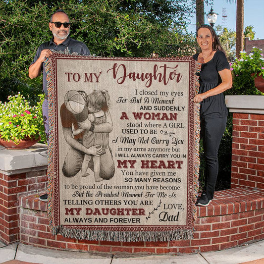 My Heart Daughter Blanket, A Thoughtful Gift For Daughter