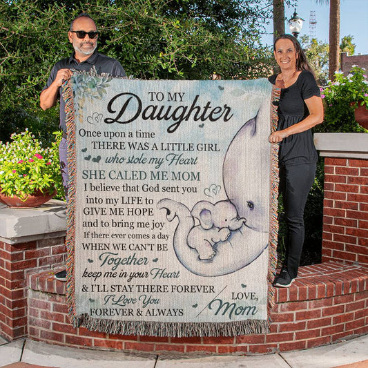 Girl Who Stole My Heart Blanket, A Heartfelt Gift From Mom To Daughter