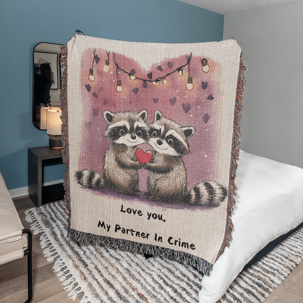 Love Raccoons Blanket