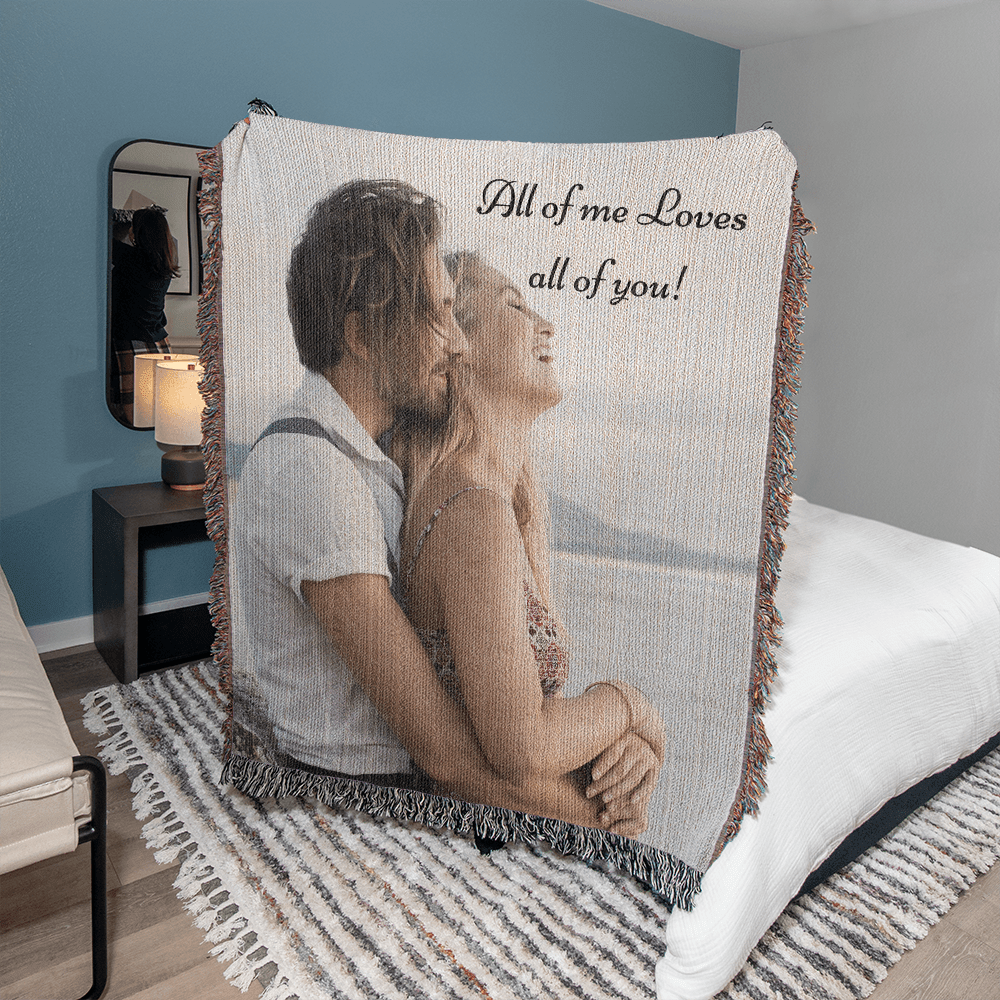 All of Me Loves All Of You, Valentine Blanket Gift